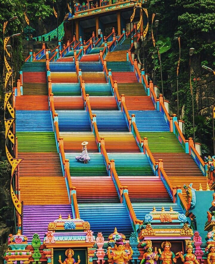 Colorful stairs
